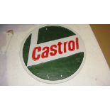 Cast iron sign Castrol