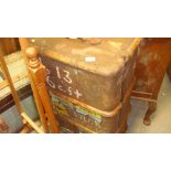 Vintage steamer trunk