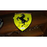 Cast iron sign : Ferrari