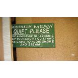 Cast iron sign Southern Railways