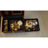 Box of costume jewellery