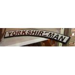Cast iron sign : Yorkshire Man