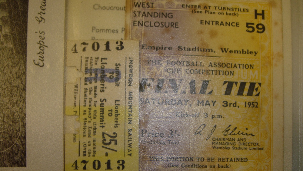 Album of Show Programmes : 1930' s onwards, Football ticket stubbs, 1936 Ice Hockey, - Image 7 of 7