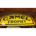 Cast iron sign : Camel