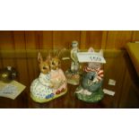 Royal Doulton Wilfred Toadflax figure & Meerkat