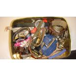 Tin of assorted wristwatches