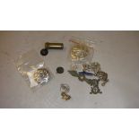Assorted silver and other jewellery including cufflinks etc.