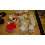 Carlton ware Orbit pattern tea ware