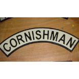 Cast iron sign Cornishman