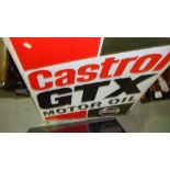 Vintage style painted advertising sign : Castrol