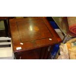 20th century revolving bookcase & occasional table