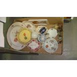 Boxes of decorative china and glassware