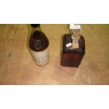 Vintage Champagne Cognac Prunier & bottle of cointreau