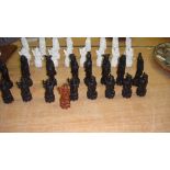 Resin chess set