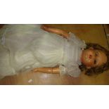 Vintage composite head and body doll
