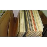 Box of assorted classical records