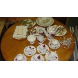 Collectors plates and tea set