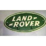 Cast iron coat rack Land Rover