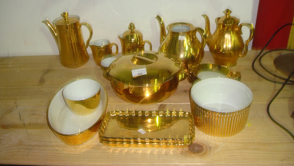 Royal Worcester gilt dinner ware