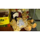 5 x assorted teddy bears : Panda, Timeless Collection, Alton,