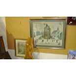 20th century pastel signed Tilberthwaite, nr Conniston water F&G 36 cms x 25 cms,