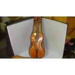 Vintage violin, half back model,