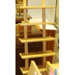 CD rack and hanging shelf,