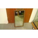 Vintage gilt frame mirror & firescreen