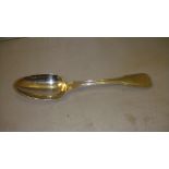 Solid silver serving spoon London 1829 Eley Fearn Chawner 43 g