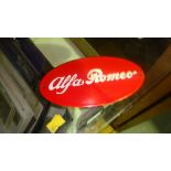 Vintage style enamel sign :Alfa Romeo (Automobilia interest)