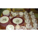 Extensive vintage Wedgwood Mayfield pattern dinner service