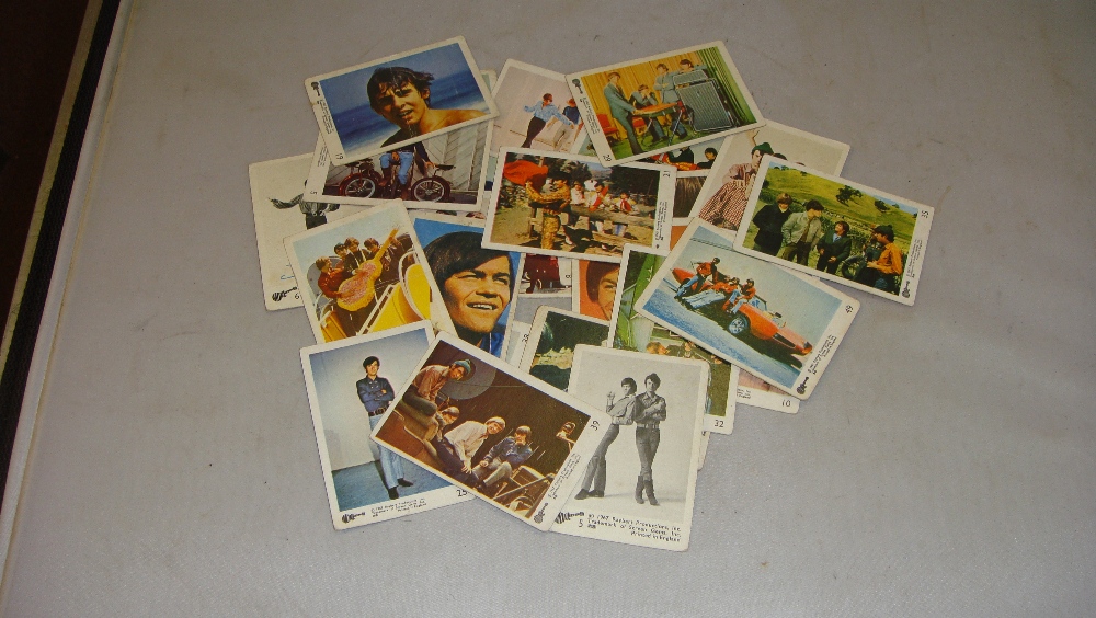 23 loose vintage Monkees trading cards