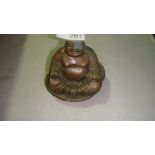 Bronzed metal Buddha ornament