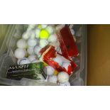 Box of golf balls