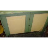 Victorian painted pine larder cupboard