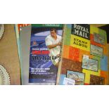 Assorted programmes (Rugby interest), schoolboy stamp collection, bread maker & pasta machine,