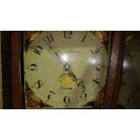 19th century oak longcase clock, 30 hr movement,
