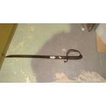 19th century officers cavalry sword (cut down)