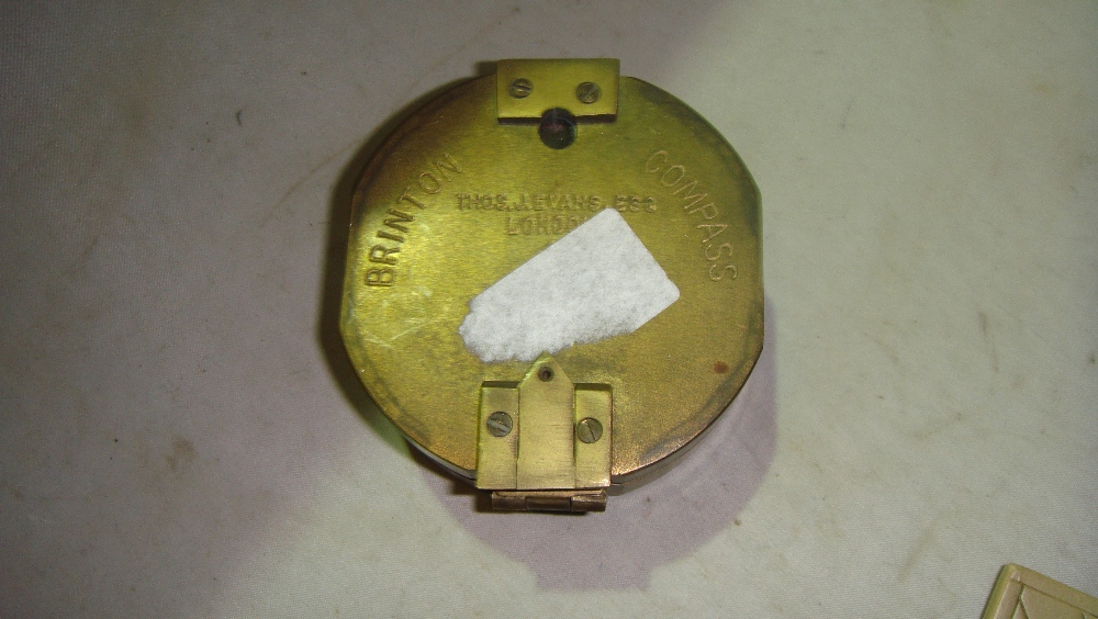 Brass marching compass