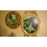 3 x gilt frame mirrors