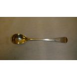 19th century silver spoon Birm 14 g