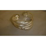 Silver bangle 27 g