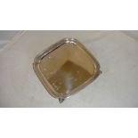 Solid silver card tray Sheffield 1936 Viner Ltd 243 g