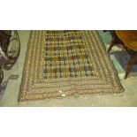 Semi antique wool rug