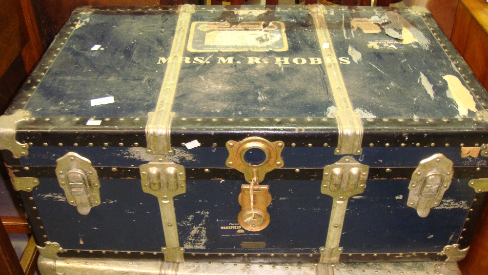 Vintage steamer trunk