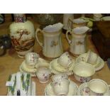 Decorative tea ware, vases, butter dish etc.