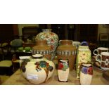 Decorative china : Glendene Regal ware vases,