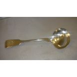 Solid silver ladle London 1854 Charles Wallis 57 g