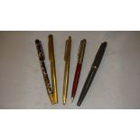 Pens : Parker, Papermate, Parker propelling pencil,