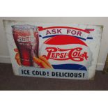 Vintage style advertising sign : Pepsi